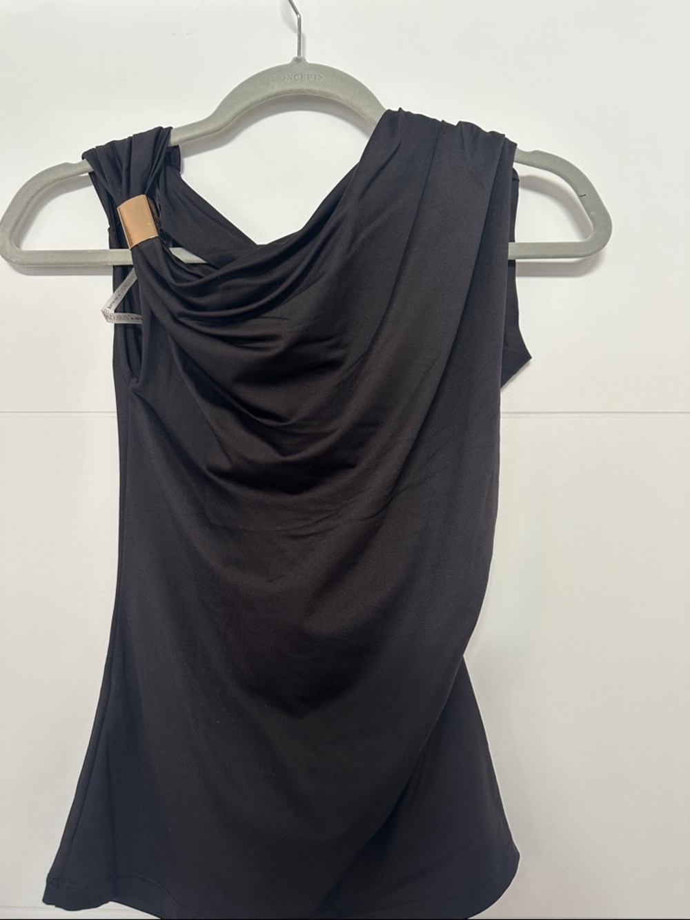 Sleeveless Black Top